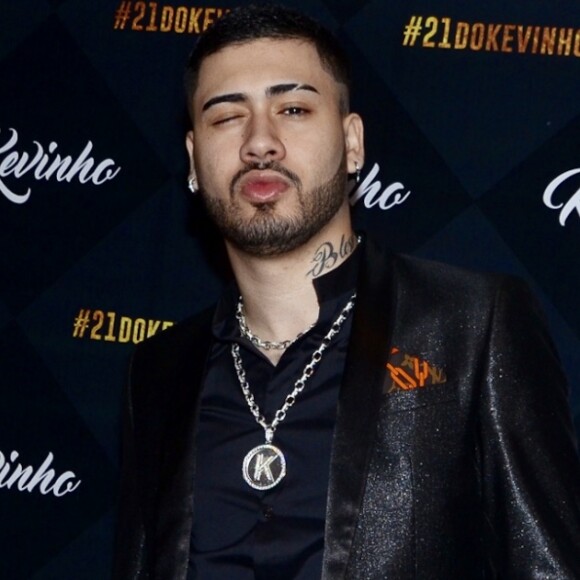 Kevinho comemora aniversário de 21 anos com festa ostentação em São Paulo, na noite desta terça-feira, 17 de setembro de 2019