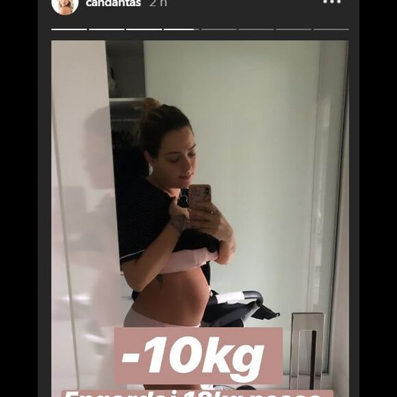 Carol Dantas emagreceu 10 kg após dar à luz Valentin