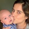 Camilla Camargo publicou foto com Joaquim, de 2 meses, no Instagram