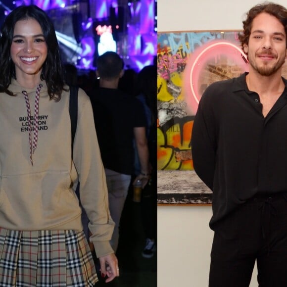 Vídeo de Bruna Marquezine e Gian LucaEwbank dando beijo no pescoço movimenta a web nesta quinta-feira, dia 03 de outubro de 2019