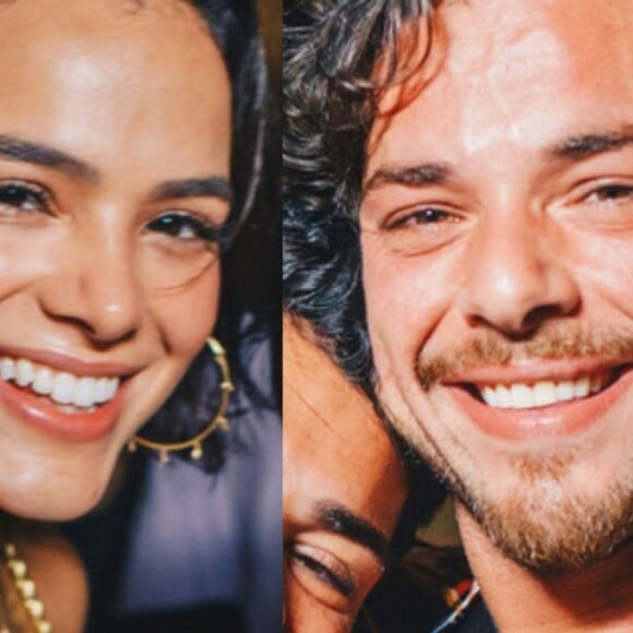 Bruna Marquezine foi flagrada trocando beijos com Gian Luca Ewbank