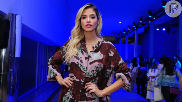 Carol Dias prestigia desfile de moda no Minas Trends, no Expominas, em Belo Horizonte, na noite desta terça-feira, 22 de outubro de 2019