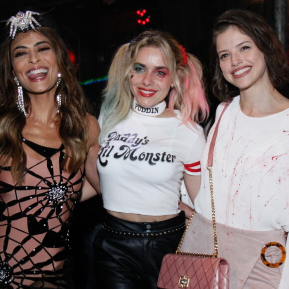 Juliana Paes se reúne com elenco de 'A Dona do Pedaço' em festa de Halloween na noite de sexta-feira, dia 01 de novembro de 2019
