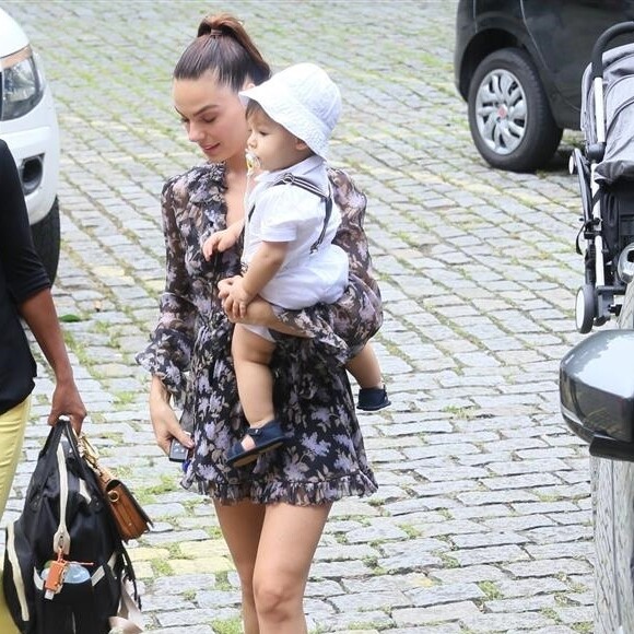 Isis Valverde comemora aniversário de 1 ano do filho, Rael, no salão de festas Na Moitta, no shopping Espaço Itanhangá, na Barra da Tijuca, zona oeste do Rio de Janeiro, neste domingo, 24 de novembro de 2019