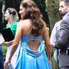 Vestido de Juliana Paes tem decote fluido nas costas em casamento de Ale de Souza neste domingo, dia 01 de dezembro de 2019