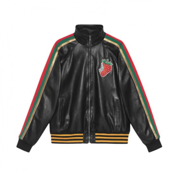 A jaqueta de couro Gucci escolhida por Andressa Suita custa aproximadamente R$ 19,5 mil
