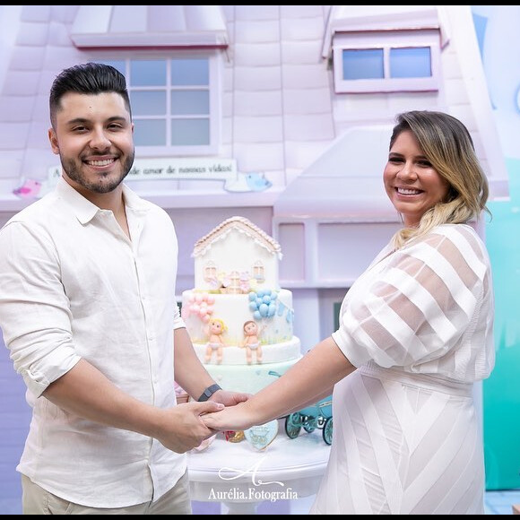 Marília Mendonça e Murilo Huff se tornaram papais com a chegada de Leo, primeiro filho do casal