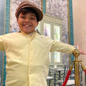 Mileide Mihaile se derreteu ao ver filho, Yhudy, cheio de estilo