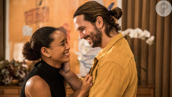 Davi (Vladimir Brichta) e Vitória (Taís Araujo) voltam a ficar juntos na novela 'Amor de Mãe'