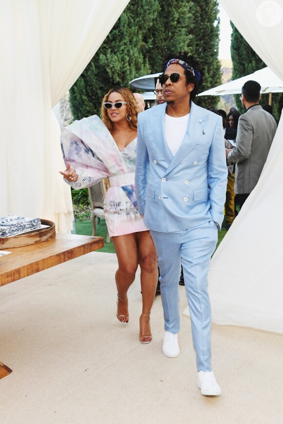 Beyoncé foi ao Globo de Ouro com o marido, Jay-Z