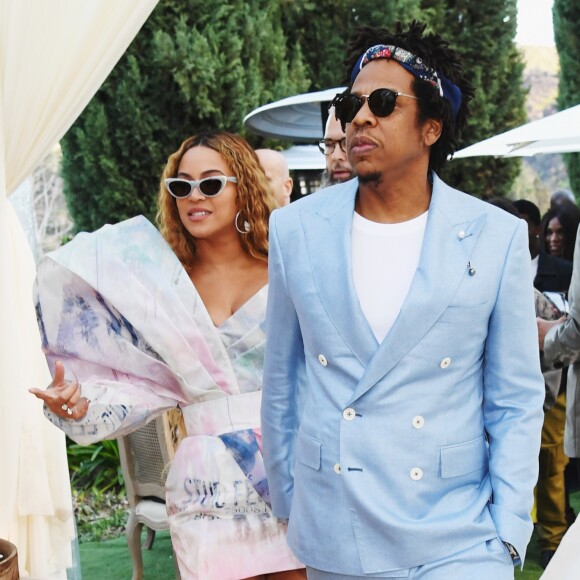 Beyoncé foi ao Globo de Ouro com o marido, Jay-Z