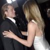 Jennifer Aniston e Brad Pitt conversaram nos bastidores do prêmio SAG Awards