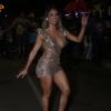 Lexa mostrou samba no pé durante ensaio da Unidos da Tijuca