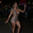 Lexa mostrou samba no pé durante ensaio da  Unidos da Tijuca 