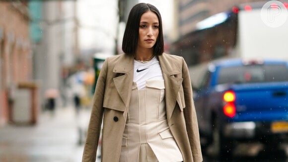 Moda de NY: espartilho é tendência absoluta no street style do New York Fashion Week