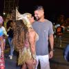 Namorado de Viviane Araujo acompanhou atriz em último ensaio de Carnaval