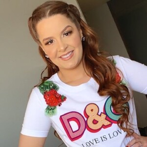 Maiara mostra look justo para show em Santa Catarina, em 15 de fevereiro de 2020