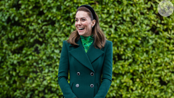 Kate Middleton visitou a Irlanda com o marido, Príncipe William, nesta terça-feira, dia 03 de março de 2020