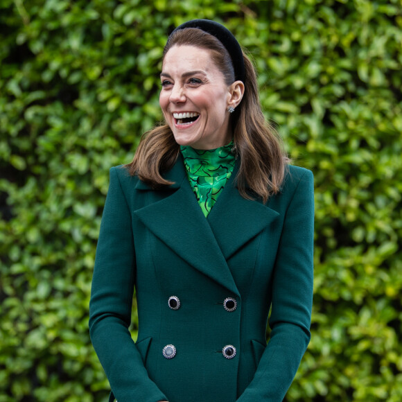 Kate Middleton visitou a Irlanda com o marido, Príncipe William, nesta terça-feira, dia 03 de março de 2020
