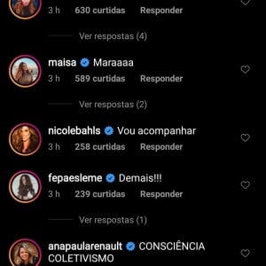 Famosos se animam com iniciativa de Anitta de fazer lives com diversos especialistas