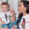 Sabrina Sato publicou fotos da filha, Zoe, e encantou famosos na web neste sábado, 4 de abril de 2020