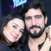 Thaila Ayala foi surpreendida pelo marido, Renato Góes, na véspera do aniversário, nesta segunda-feira, 13 de abril de 2020: 'Primeira festa a dois surpresa'