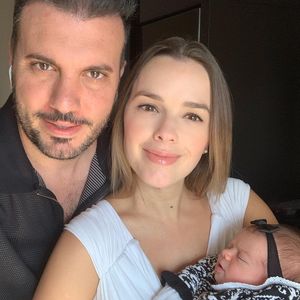 Thaeme Mariôto e Fábio da Luz são pais de Liz