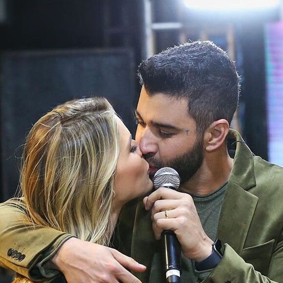 Gusttavo Lima divertiu a mulher, Andressa Suita, ao lhe pedir uma filha