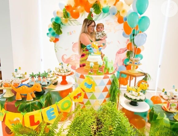 Marília Mendonça exibe decoração da festa do filho
