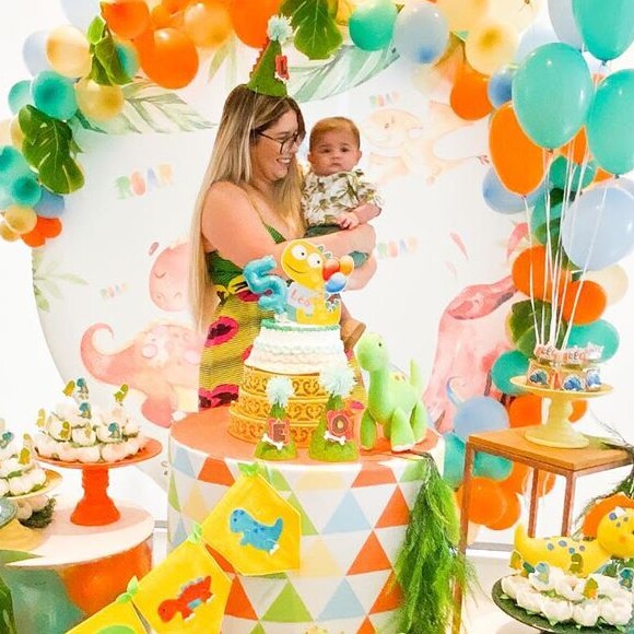 Marília Mendonça exibe decoração da festa do filho