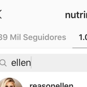 Ellen Rocche leva unfollow de ex-noivo no Instagram