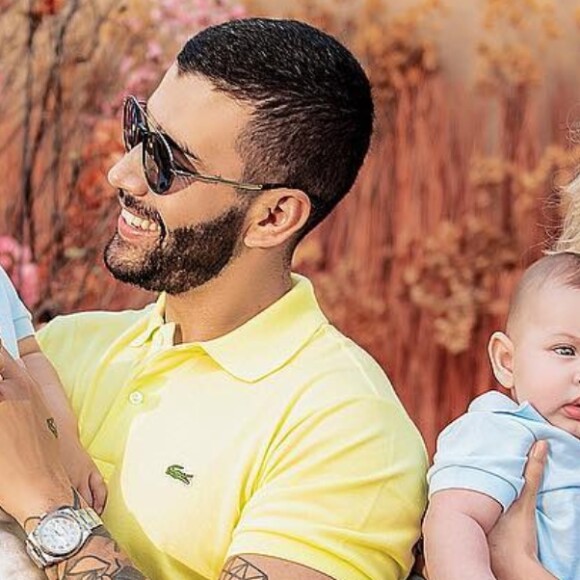 Gusttavo Lima e Andressa Suita são pais de Gabriel, 3 anos, e Samuel, 2 anos