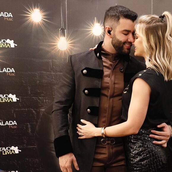 Vídeo de Gusttavo Lima e Andressa Suita em clima de romance encanta a web