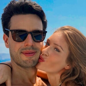 Marina Ruy Barbosa dançou e beijou o marido, Xande Negrão, em vídeo do TikTok