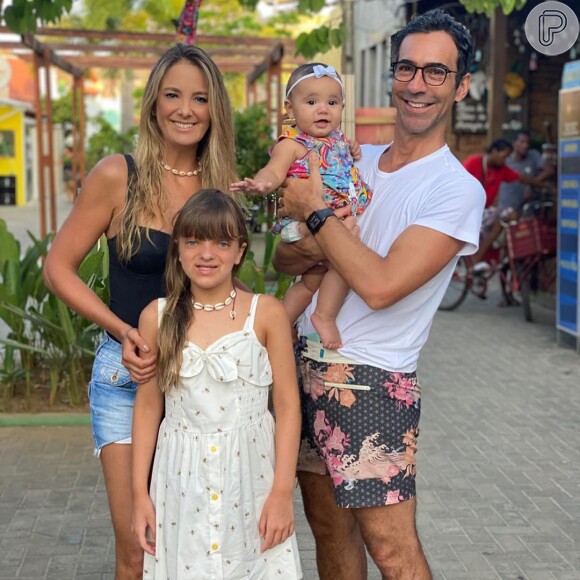 Ticiane Pinheiro e Cesar Tralli comemoram o 1º aniversário da filha do casal, Manuella