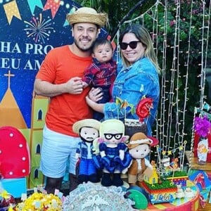 Marília Mendonça e Murilo Huff são pais do pequeno Léo, de 7  meses