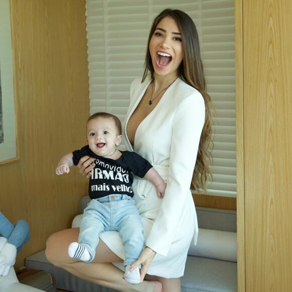 Romana Novais já é mãe de Ravi, fruto do casamento com Alok