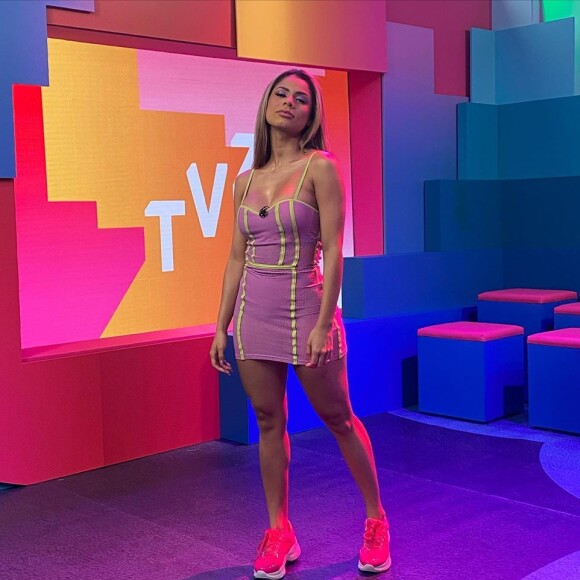 Lexa fez sua estreia como apresentadora do TVZ, programa musical do canal Multishow