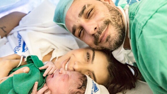 Franciele e Diego Grossi apresentam filho, Enrico. Veja fotos do bebê!