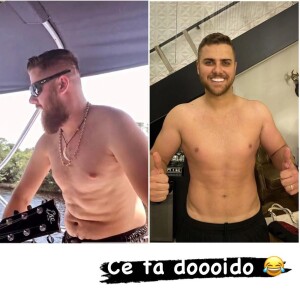 Zé Neto surpreende web em fotos com antes e depois de corpo