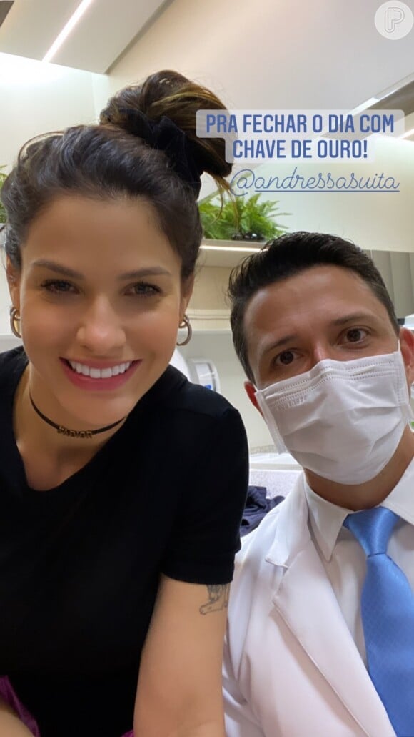 Andressa Suita inicia tratamento com doutor Thiago Peres