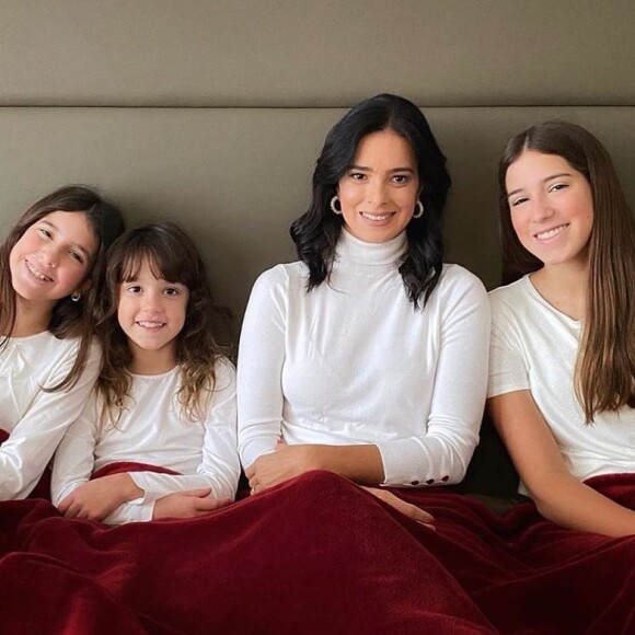 Rodrigo Faro e Vera Viel têm três filhas: Helena, de 7 anos, Maria, de 12, e Clara, de 15