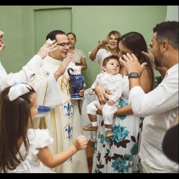 Cristiano e Paula Vaccari são pais de Pietra, 3 anos, Cristiano, nascido em fevereiro de 2020