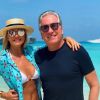 Ana Paula Siebert e Roberto Justus viajaram de lua de mel para as Maldivas