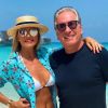 Ana Paula Siebert e Roberto Justus viajaram para as Maldivas em segunda lua de mel