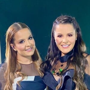 Maiara e Maraisa apostam em vestido curto para show neste sábado (19)