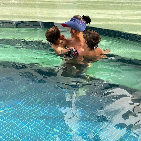 Andressa Suita mora com os filhos após a separação de Gusttavo Lima