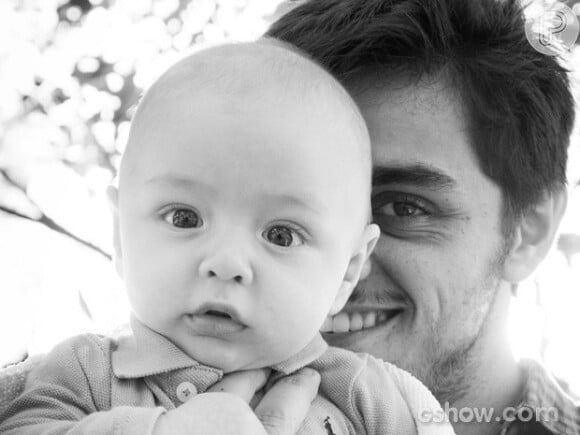 Joaquim é o primeiro filho de Felipe Simas e nasceu em abril de 2014