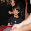 Luca, de 5 anos, participou de show de mágica no evento
