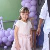 Filha de Ticiane Pinjeiro, Rafaella Justus escolhe vestido cor-de-rosa para festa de aniversário infantil